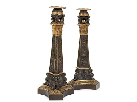 Paar Louis Philippe-Kerzenstöcke